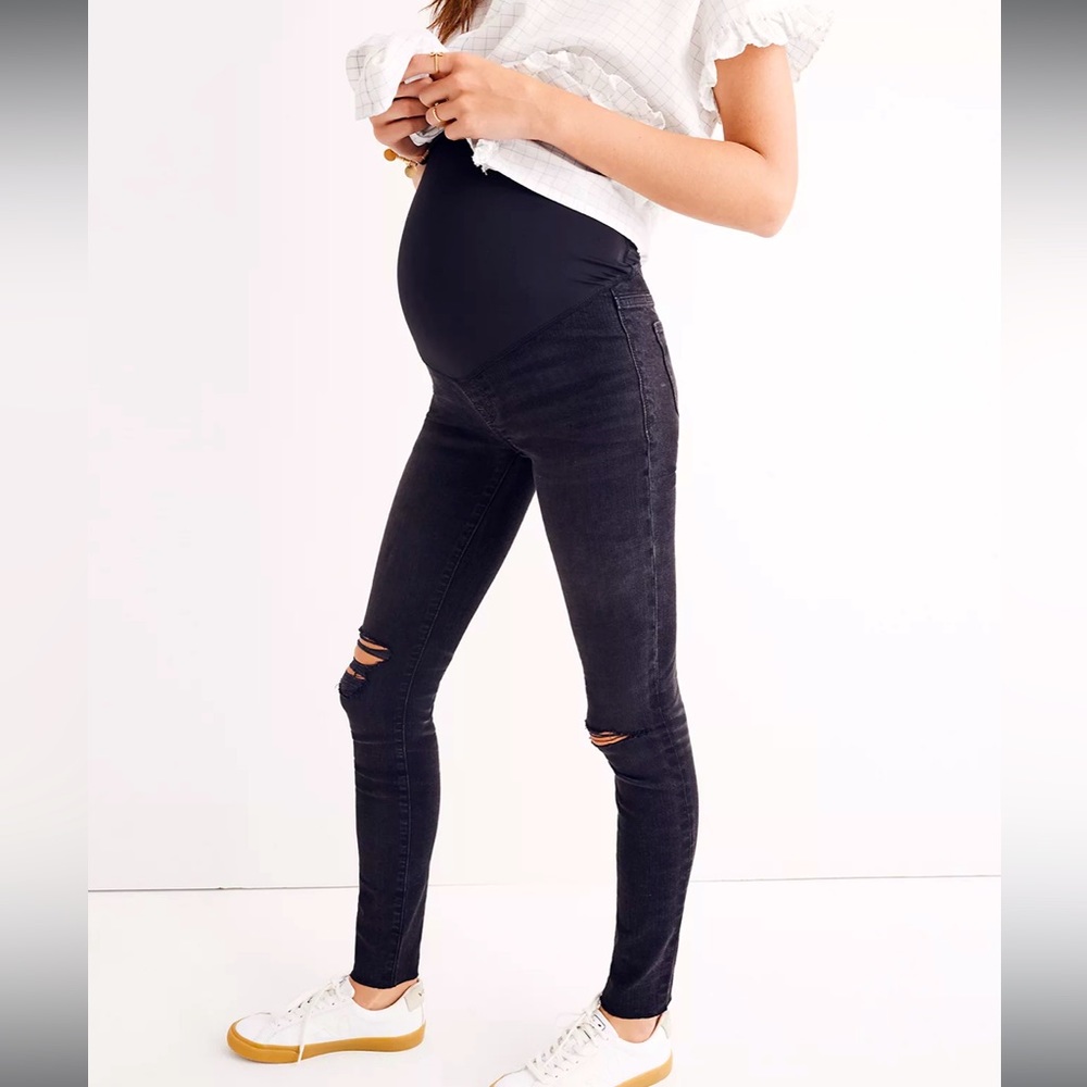 Madewell, maternity skinny jeans, size 27